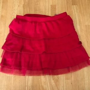 Kids red skirt